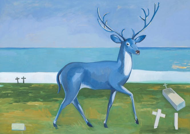 animal deer mammal wildlife antelope outdoors windmill art elk